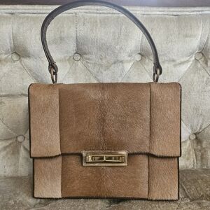 Cow hair handbag